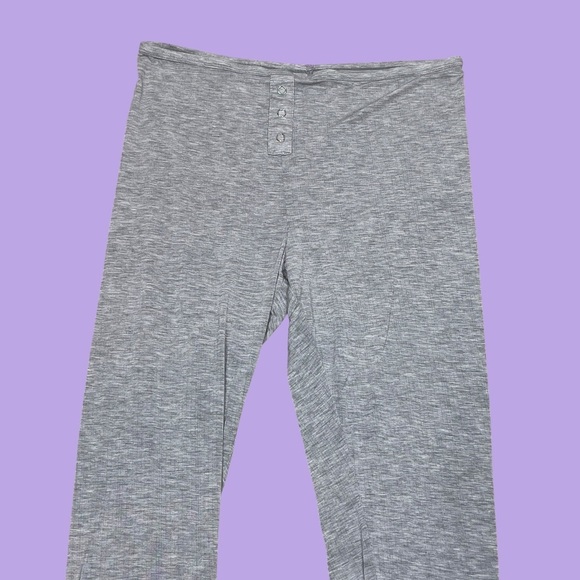 Women's Auden Ultra Thin Lounge Leggings Gray Medium - Picture 3 of 6